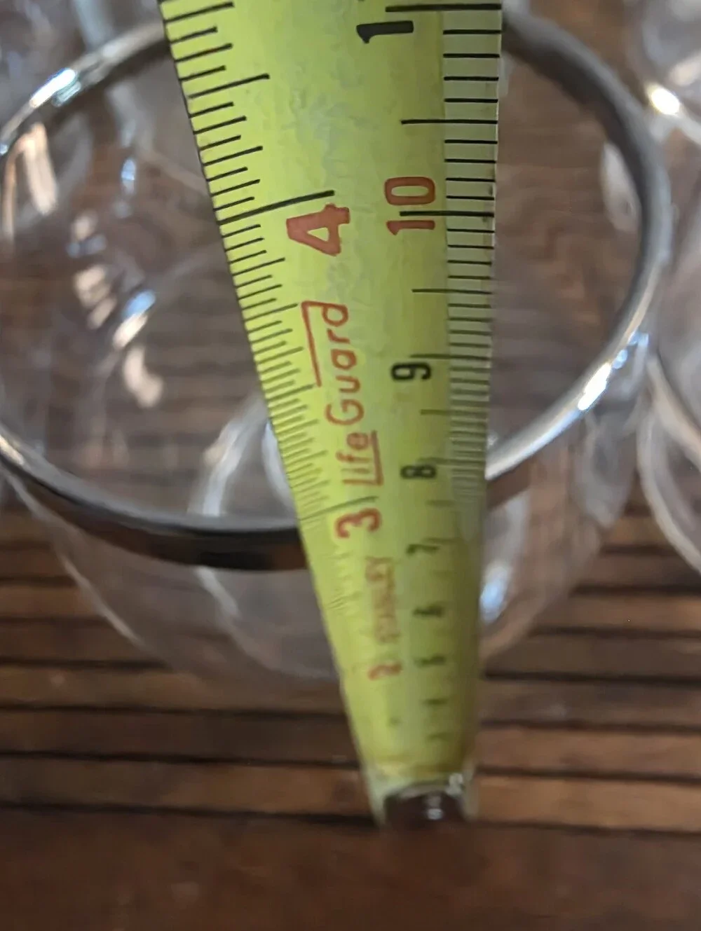 Mid-Century modern, platinum band 15 piece glassware set